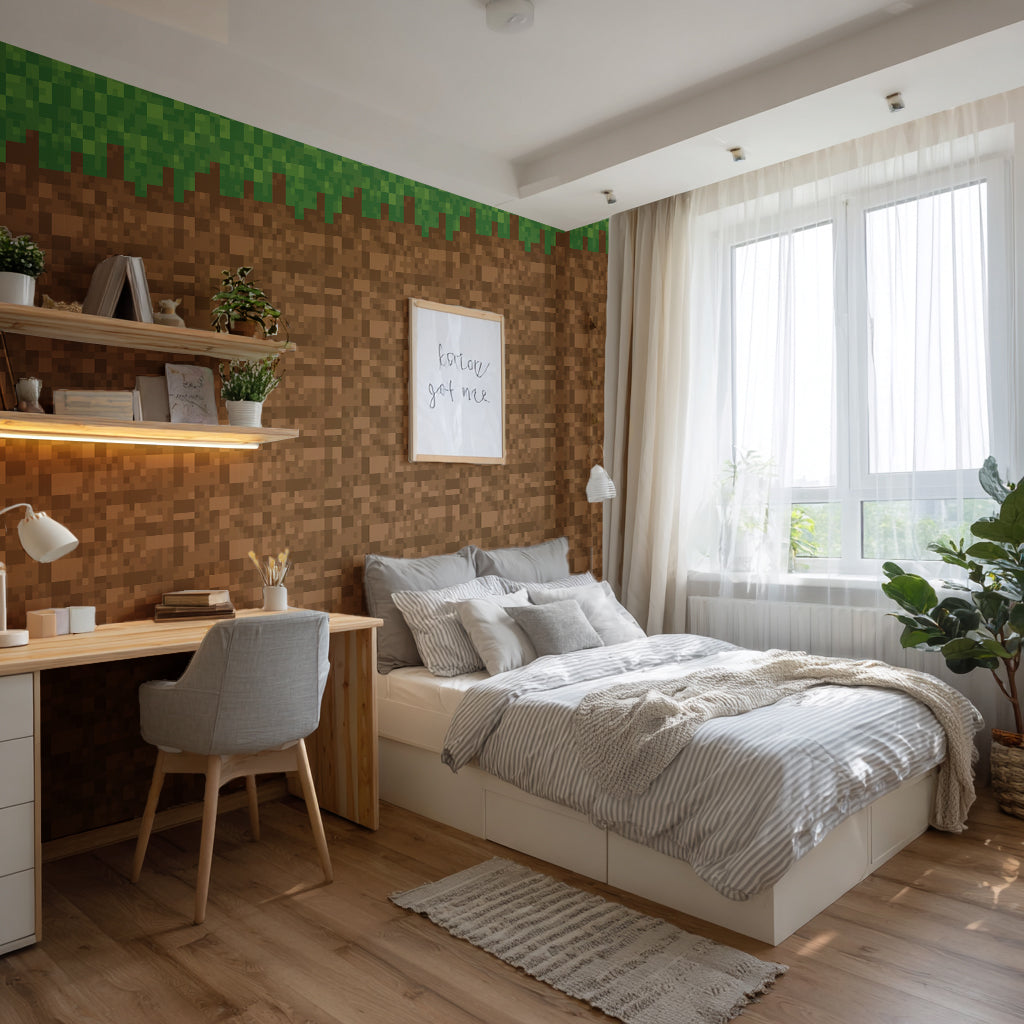 Designtapete Block Dirt