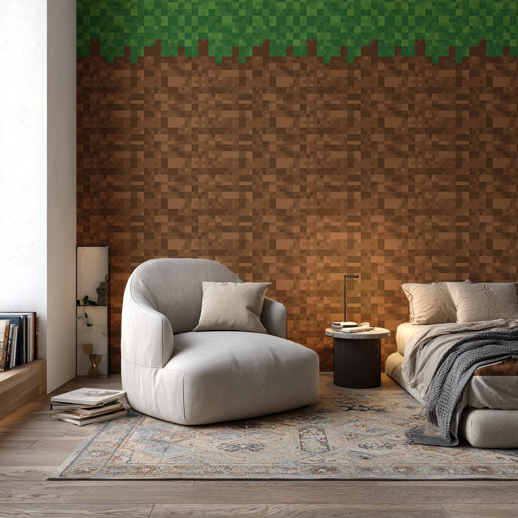 Designtapete Block Dirt