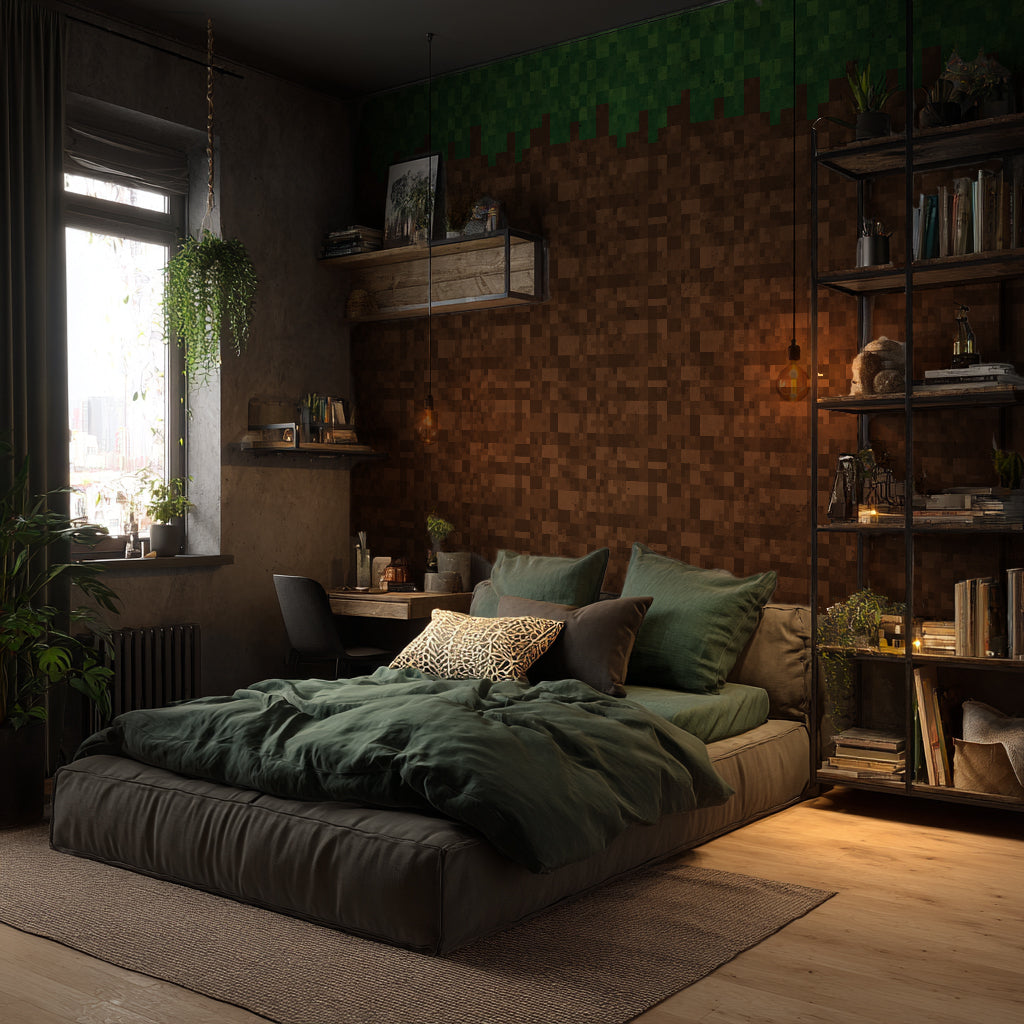 Designtapete Block Dirt