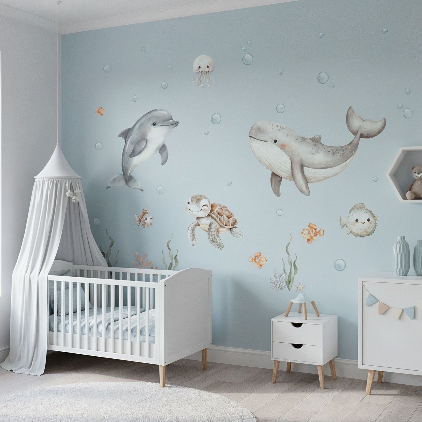 Wandsticker Ocean Friends