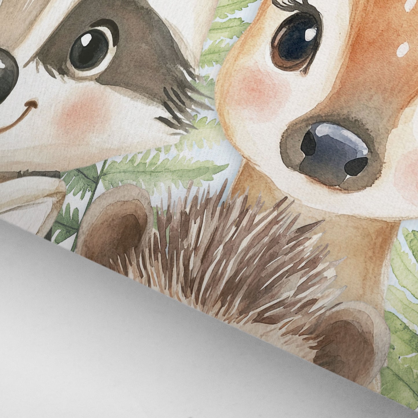 Tapetenkreis Tierfreunde Wald