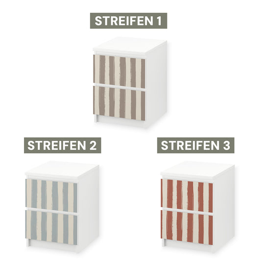 IKEA Malm Möbelfolie "Traumzirkus" - Morgenmanege (Streifen)