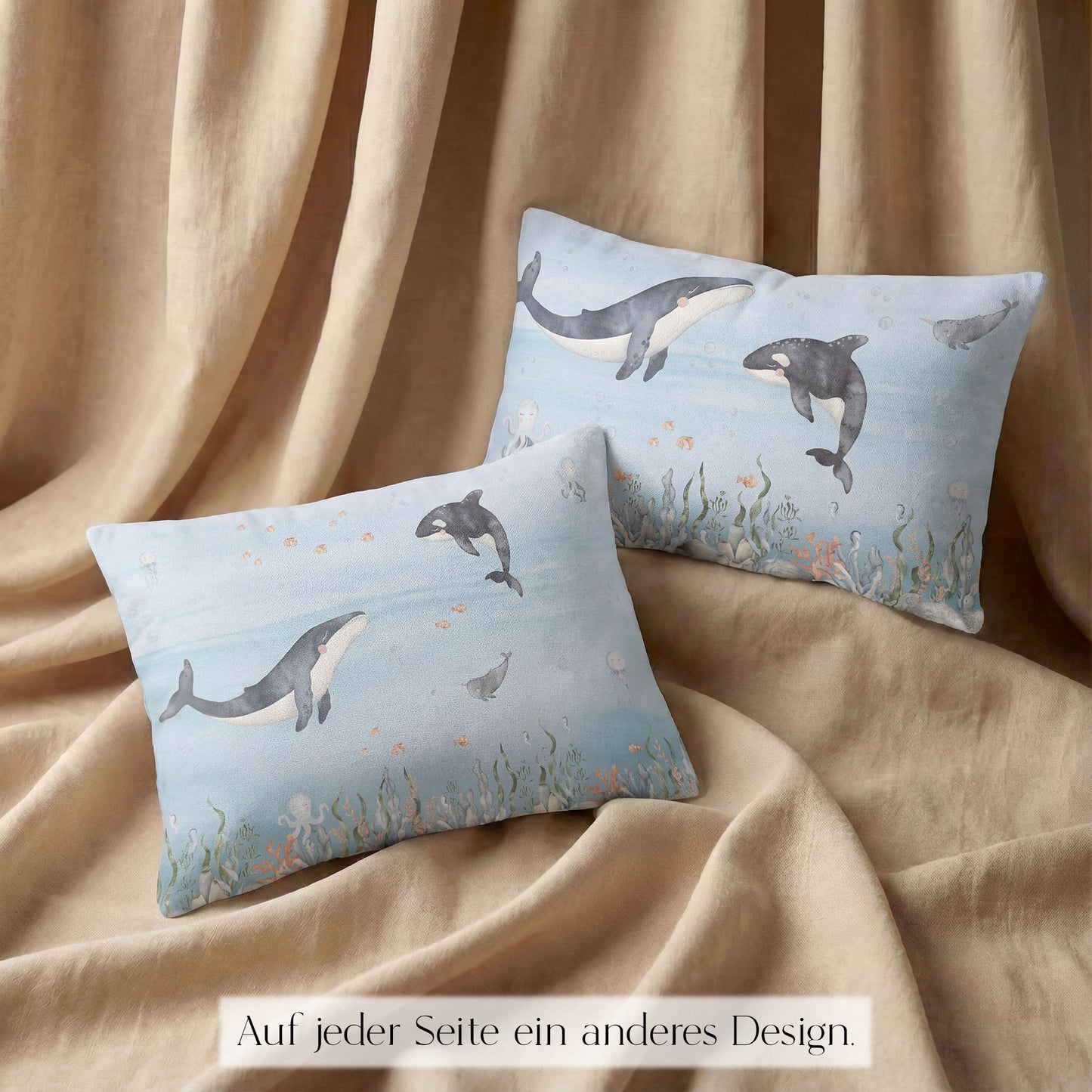 Kissenbezug Meeresboden