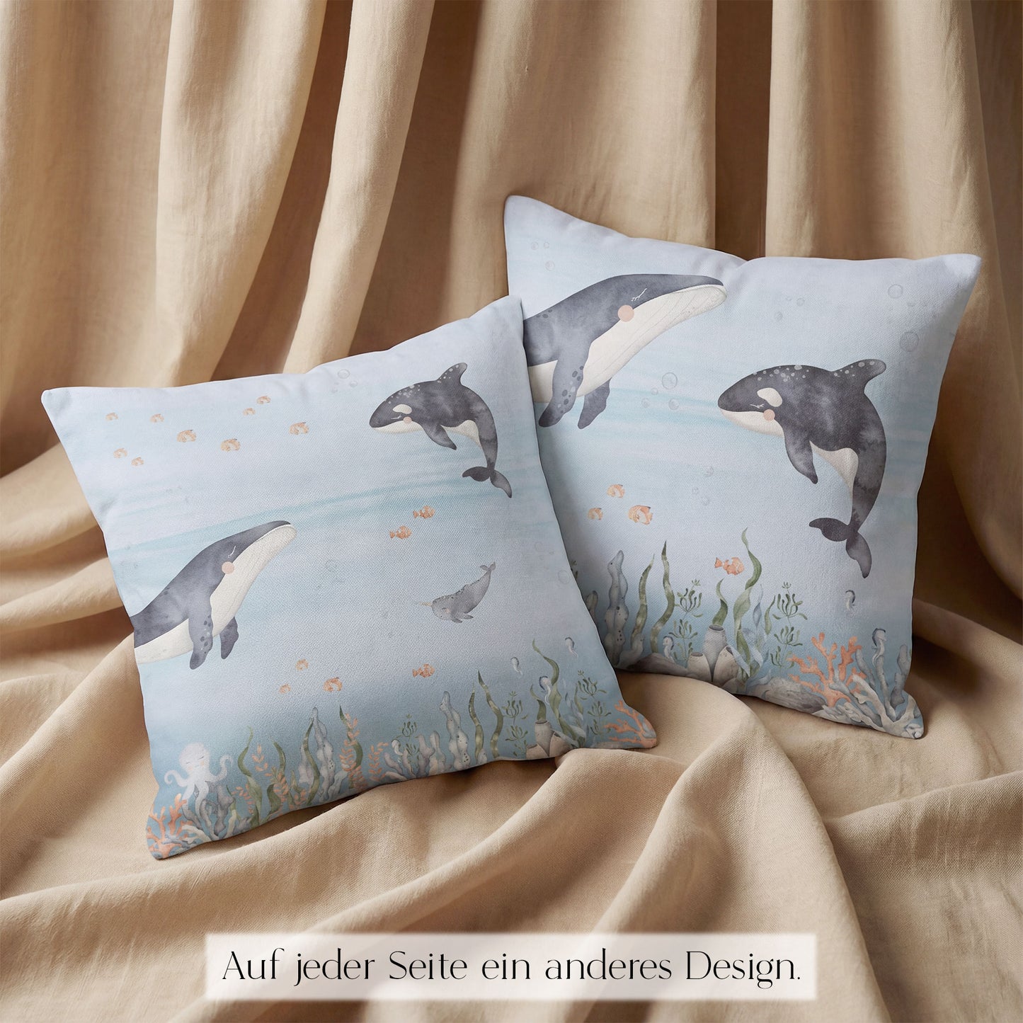 Kissenbezug Meeresboden