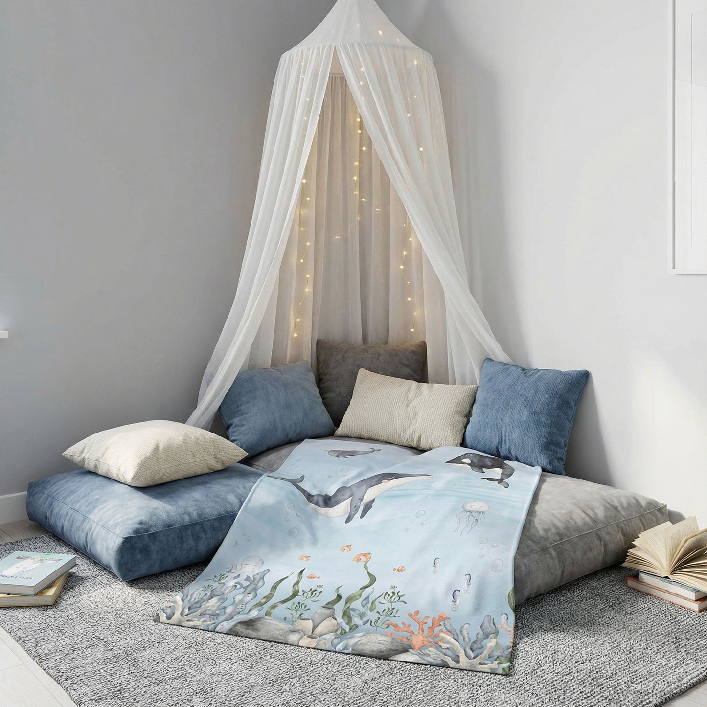 Kuscheldecke Meeresboden