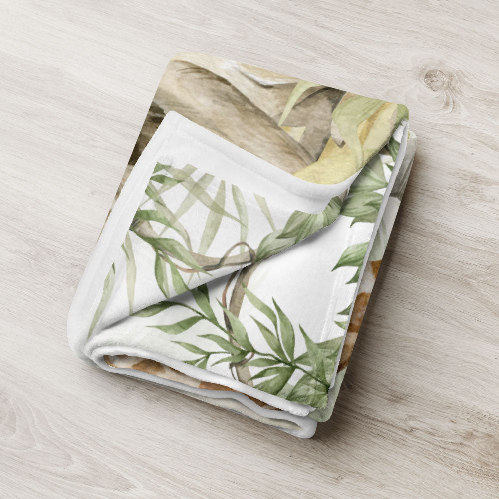 Cuddly blanket Safari Watercolor