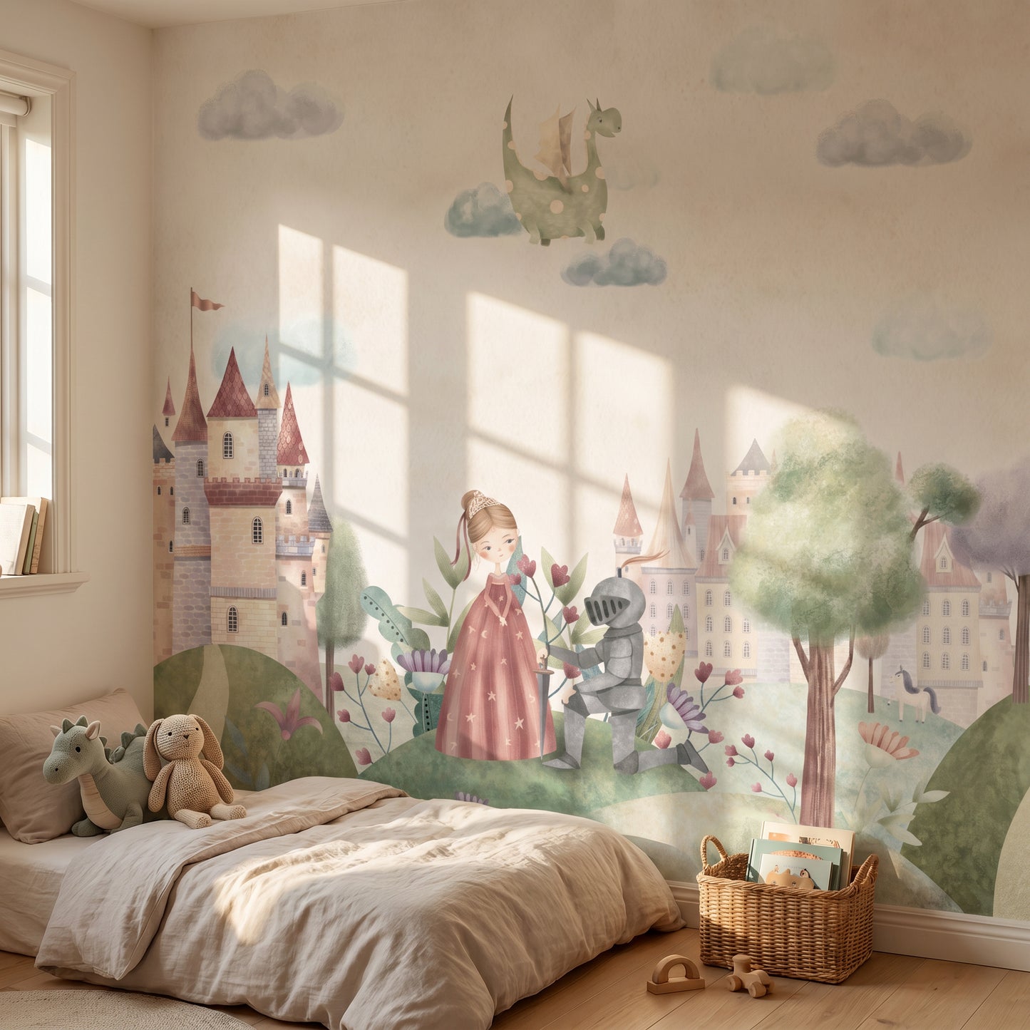 Papier peint pour enfants contes de fées