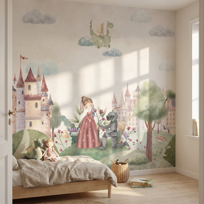 Papier peint pour enfants contes de fées