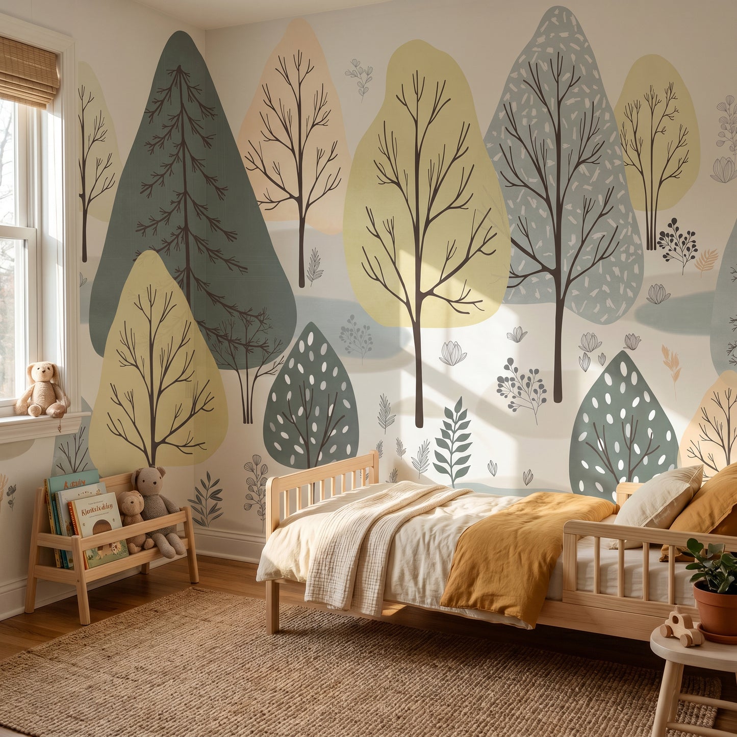 Kinder­tapete Pastell­wald