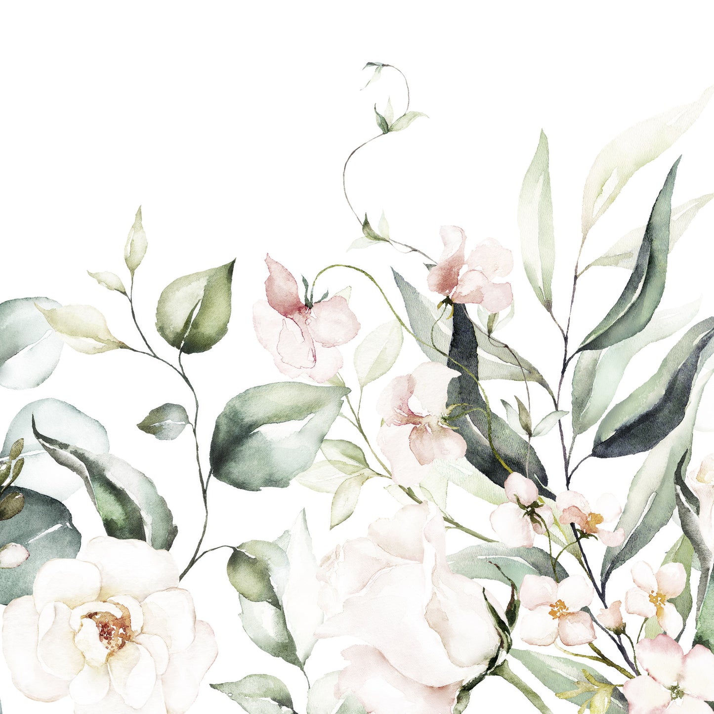 Küchen­folie Flower­ Border