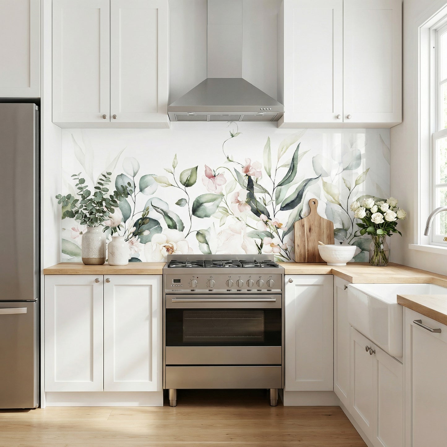 Küchen­folie Flower­ Border