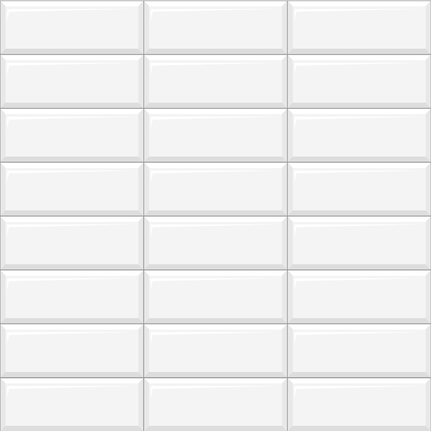 Kitchen backsplash foil metro tiles