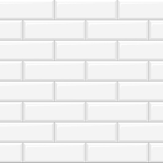 Küchen­folie Metro­fliesen ver­setzt