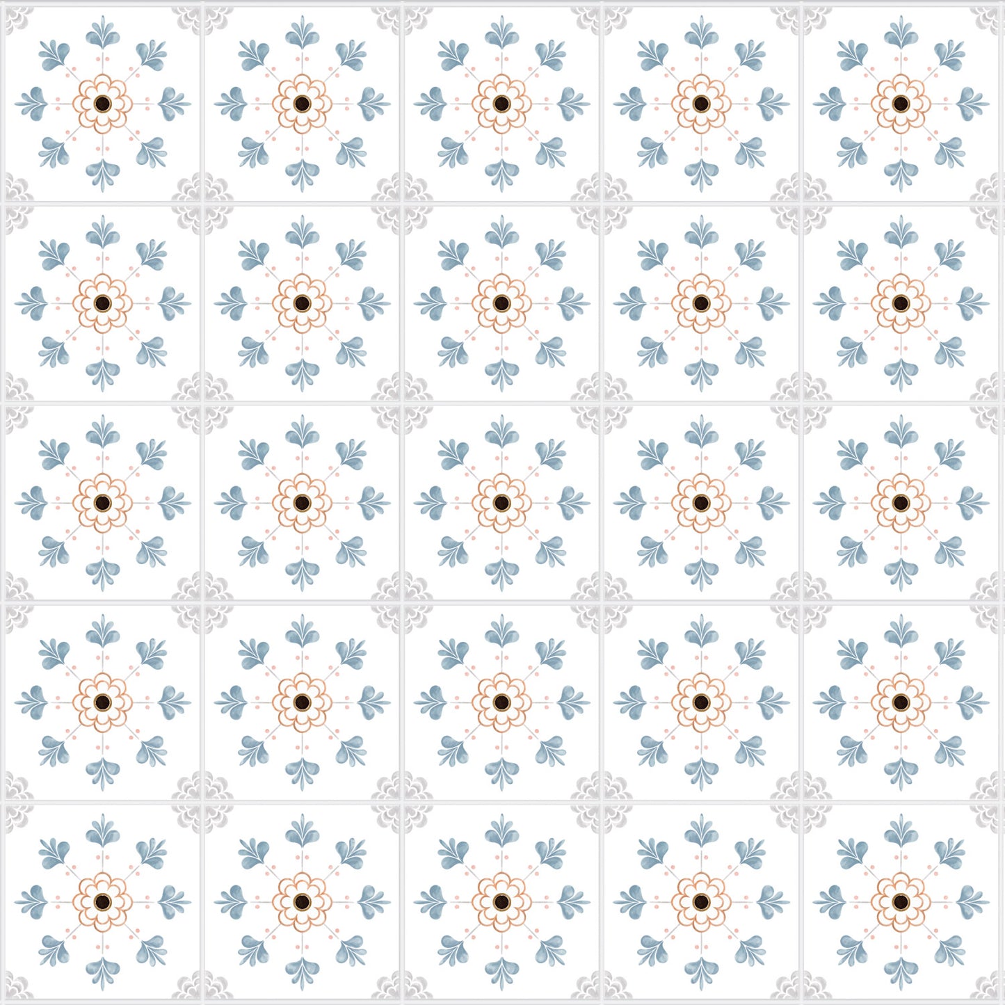 Feuille de cuisine Bleu Vintage