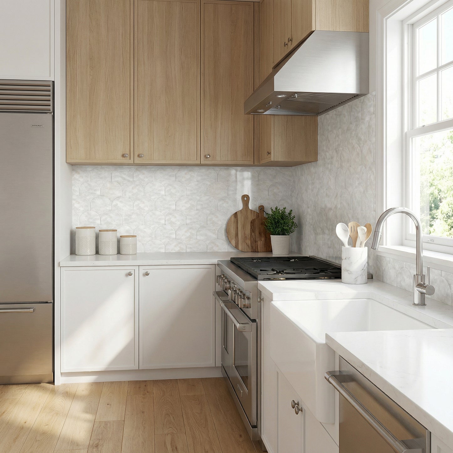 Küchen­folie Seashell­ Tiles