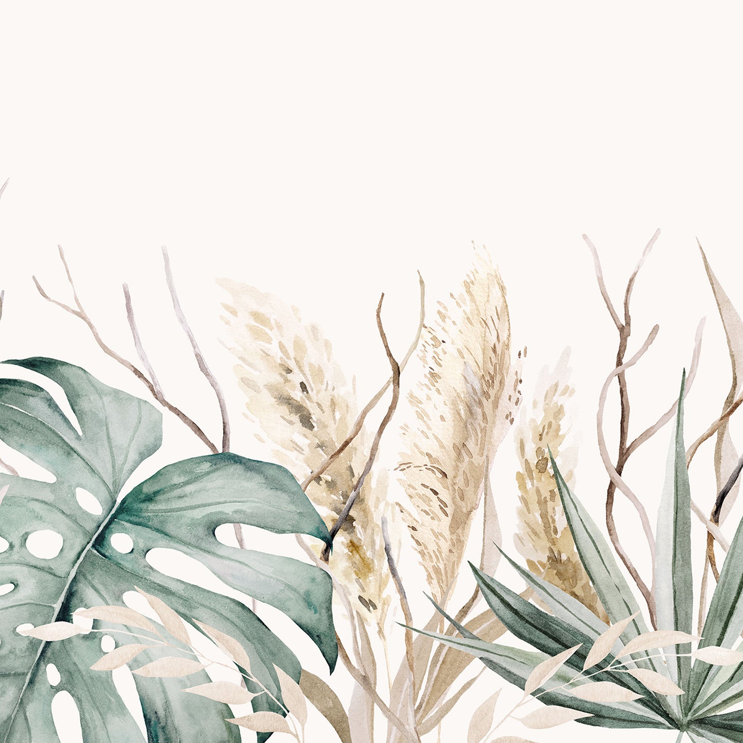 Küchen­folie Boho Grä­ser