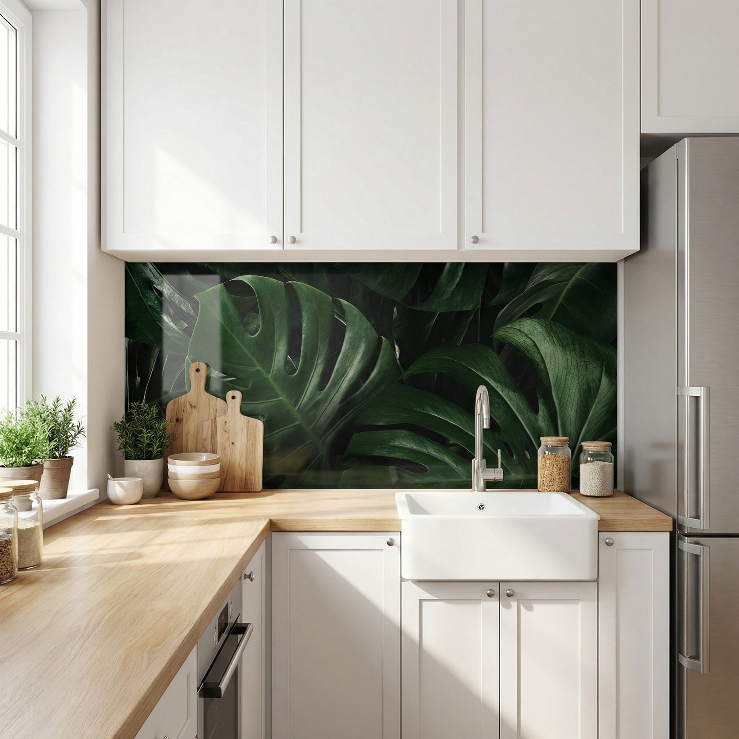 Feuille de cuisine Monstera