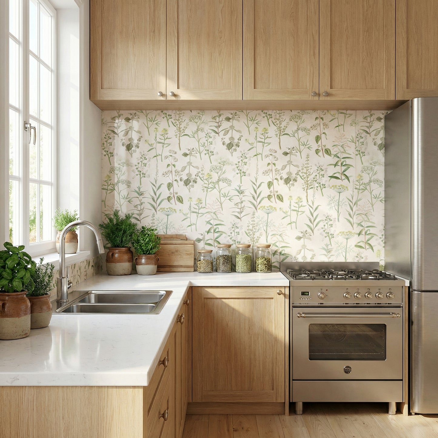 Küchen­folie Bo­tanische Ga­le­rie