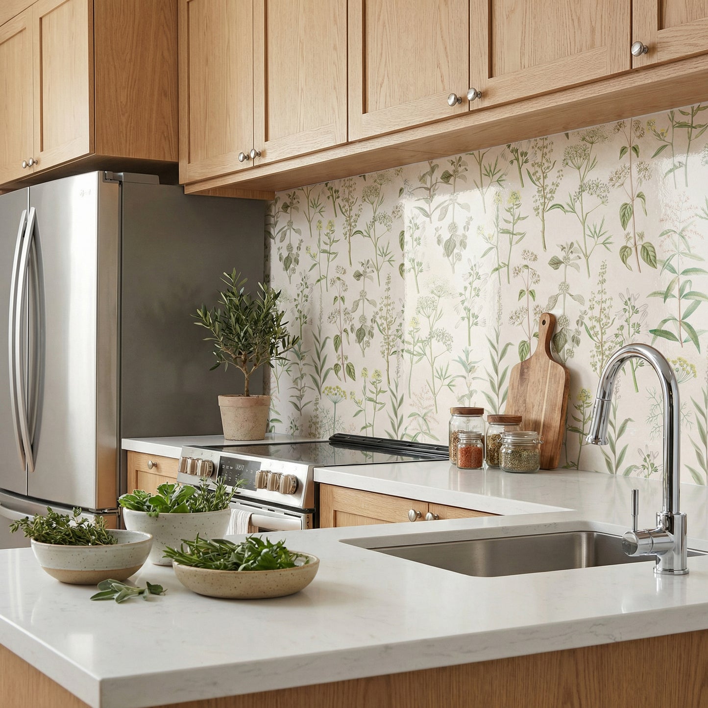Küchen­folie Bo­tanische Ga­le­rie
