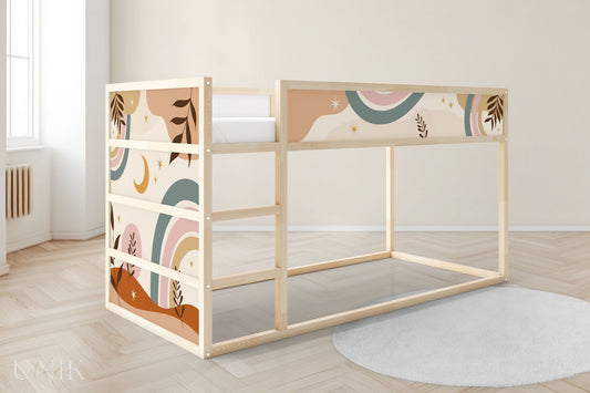 IKEA Kura Bed Sticker Set - Boho Shapes