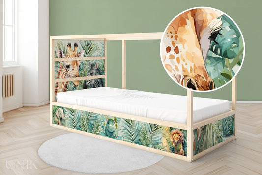 IKEA Kura Bed Sticker Set - Jungle