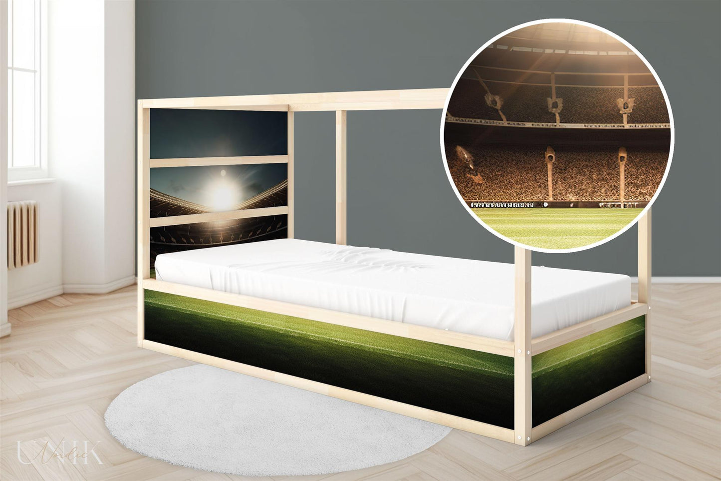 IKEA Kura Bed Sticker Set - Soccer