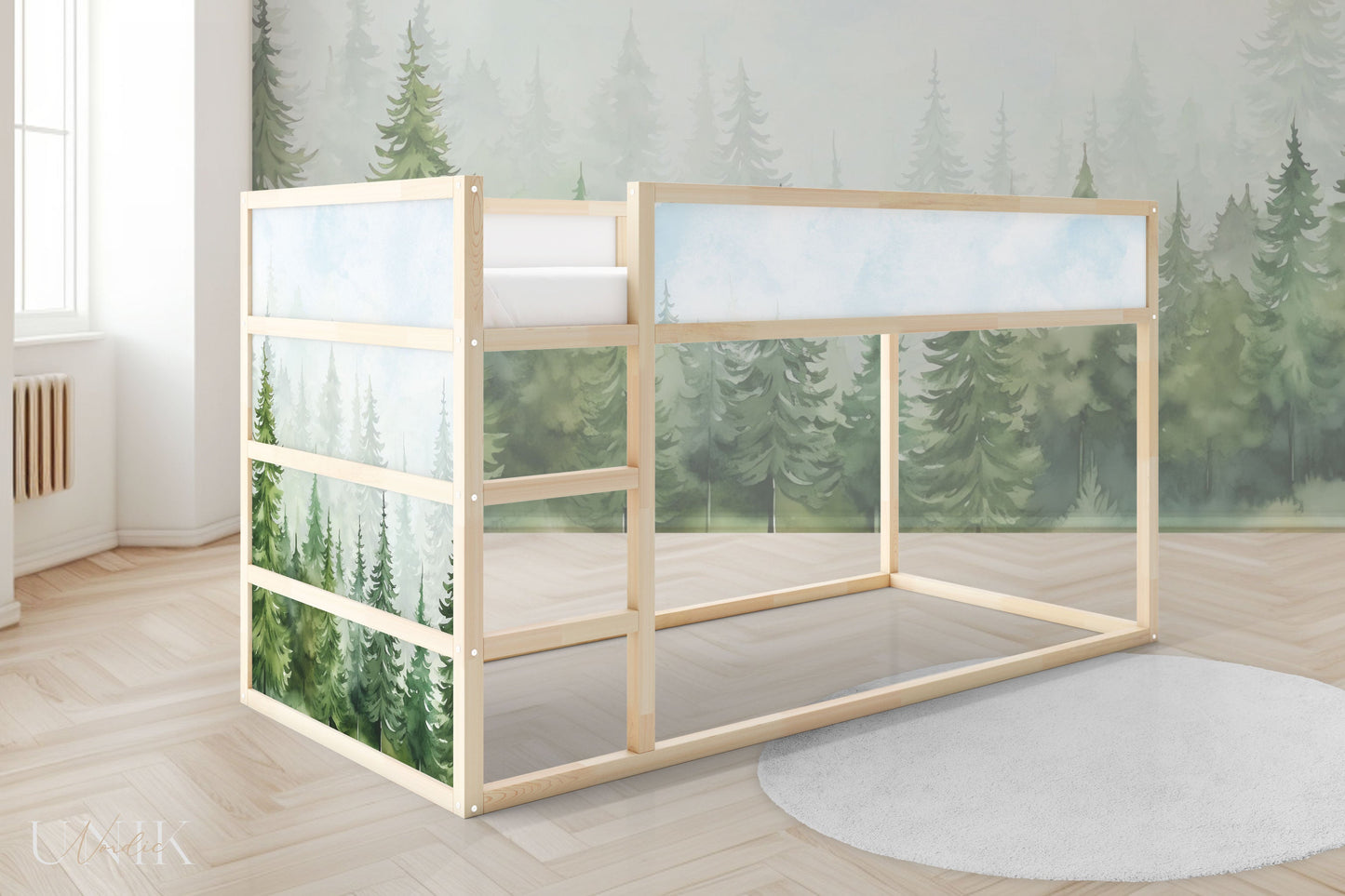 IKEA Kura Bed Sticker Set - Fir Forest