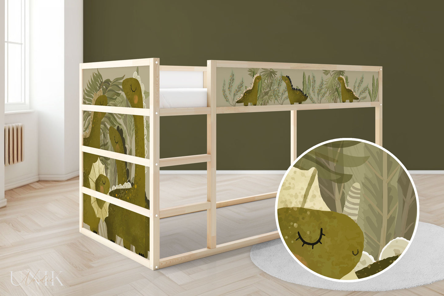 IKEA Kura Bed Sticker Set - Dinosaurs