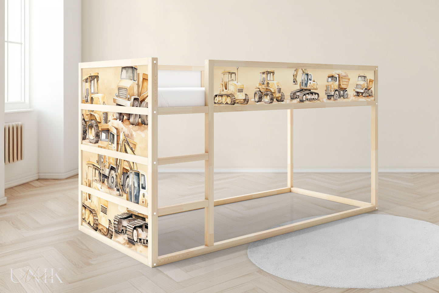 IKEA Kura Bett­aufkleber Set - Baustelle