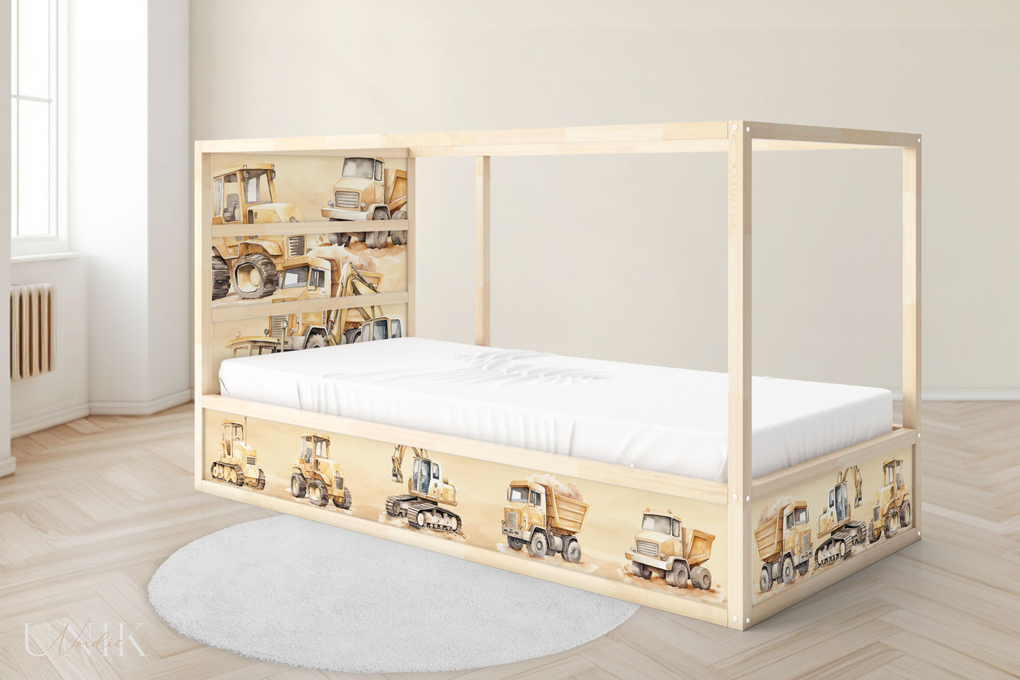 IKEA Kura Bett­aufkleber Set - Baustelle