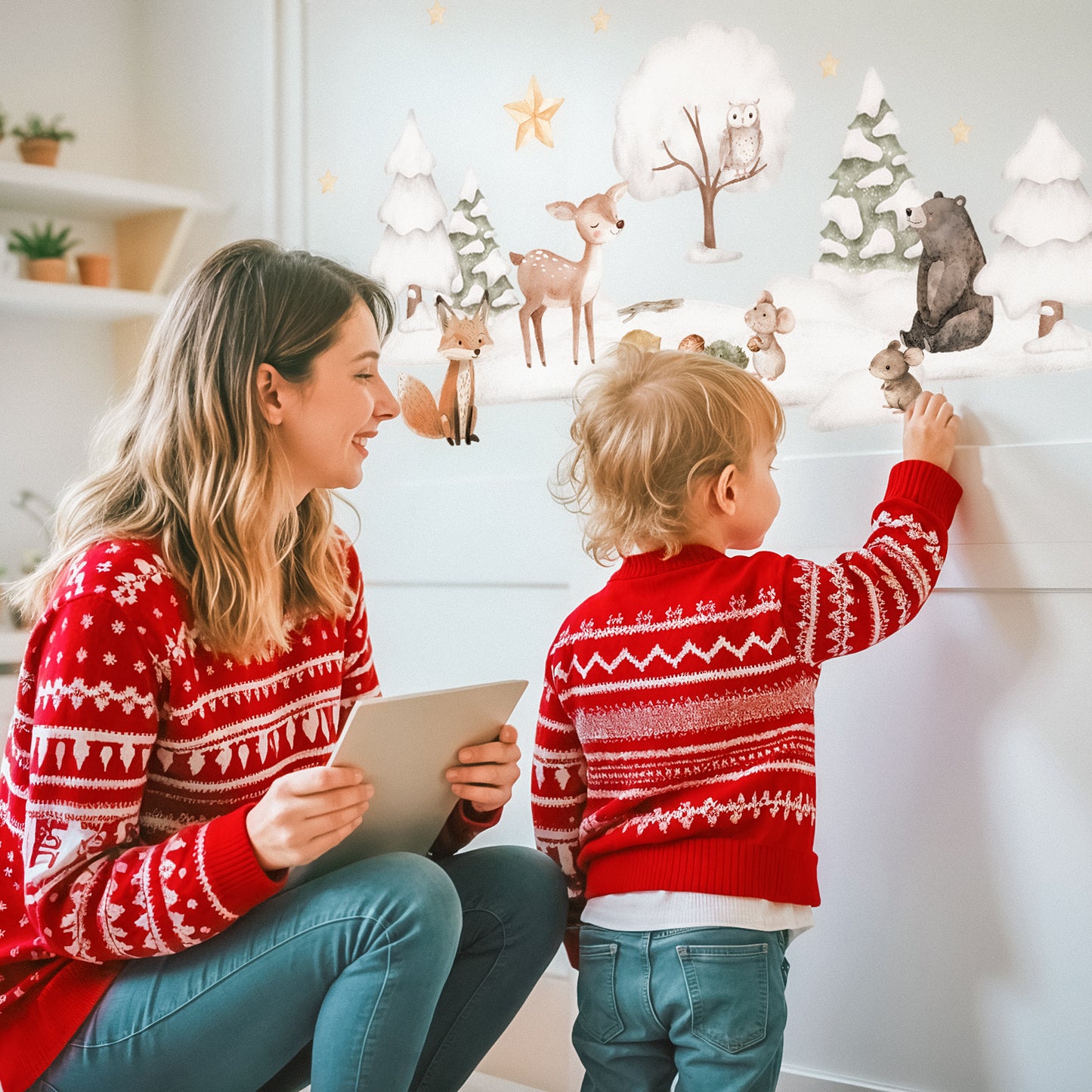 Magischer Advents­kalender: 24 Geschichten & Sticker für Kinder