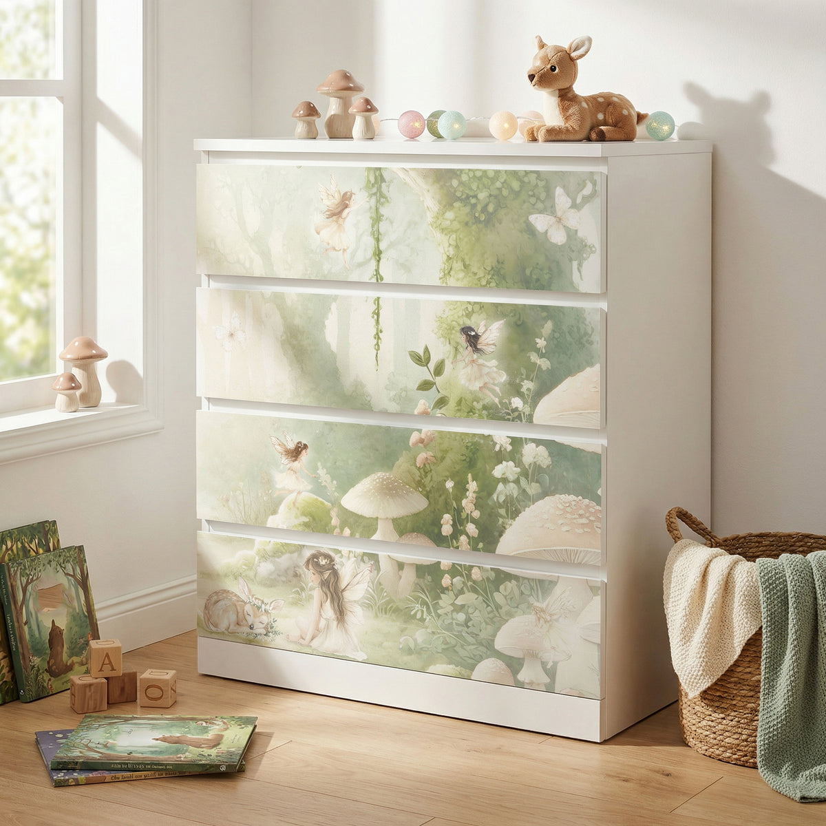 IKEA Malm Möbelfolie Feenwald – Unik Nordic