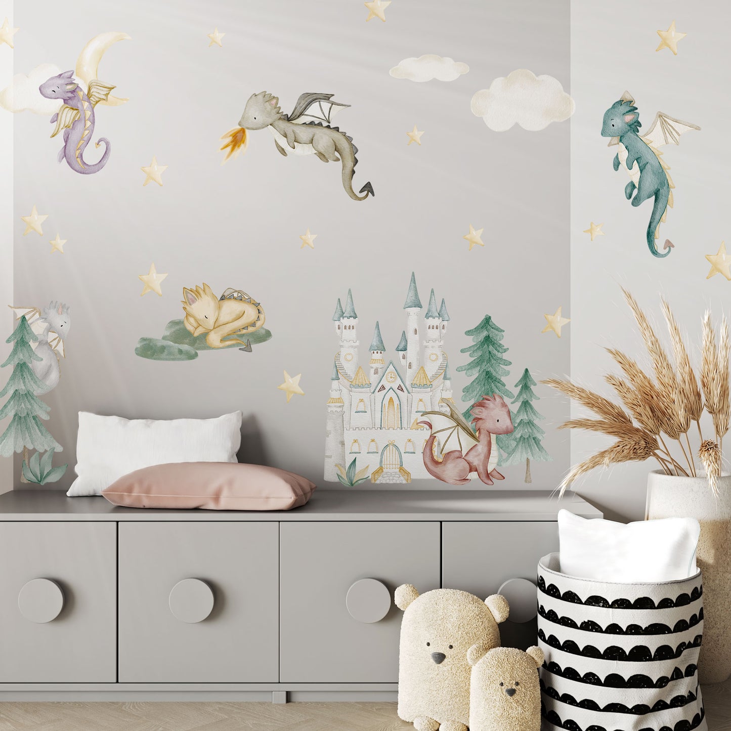 Wandsticker Drachenwald