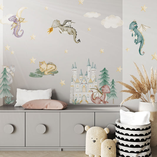 Wandsticker Drachenwald