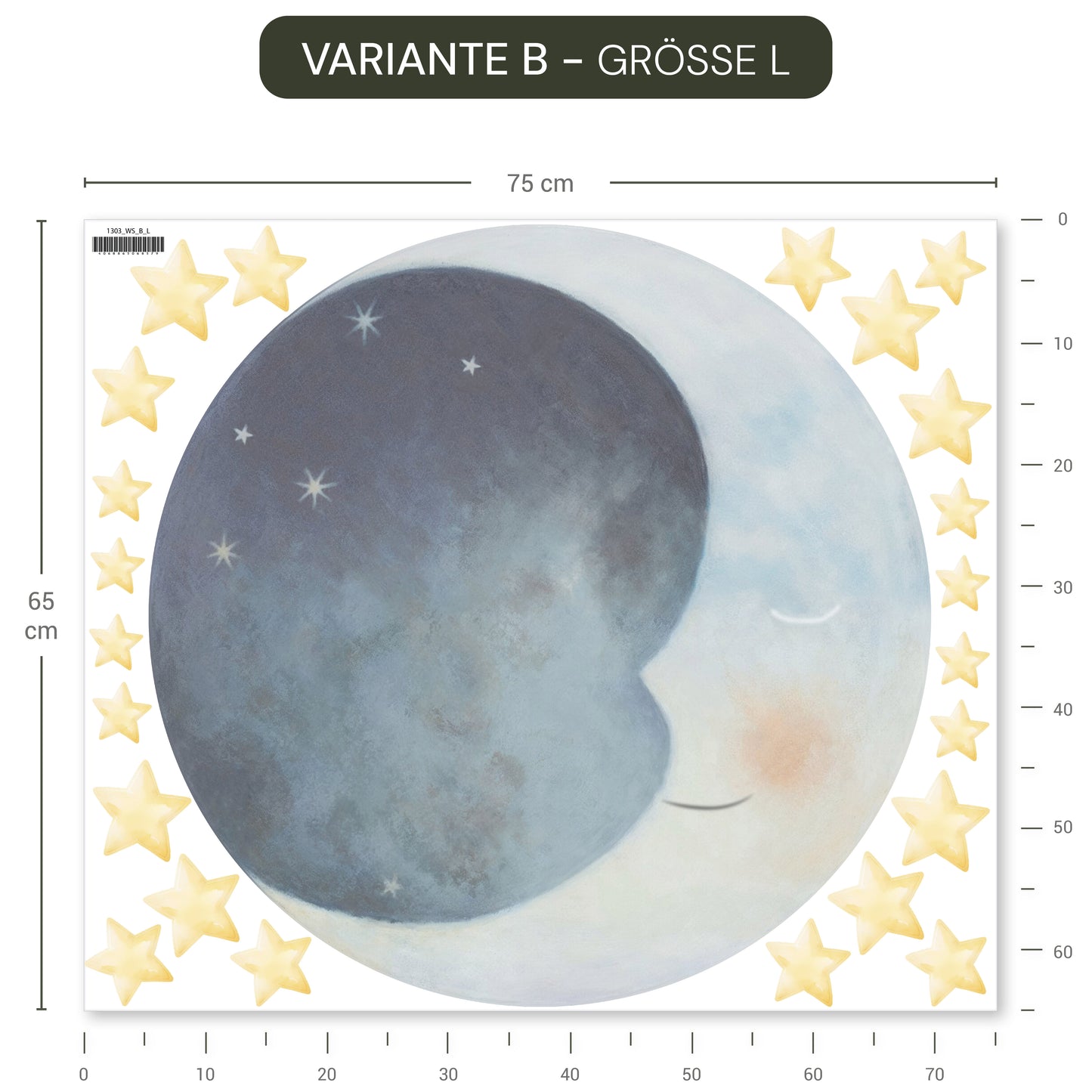 Wandsticker Mondbären