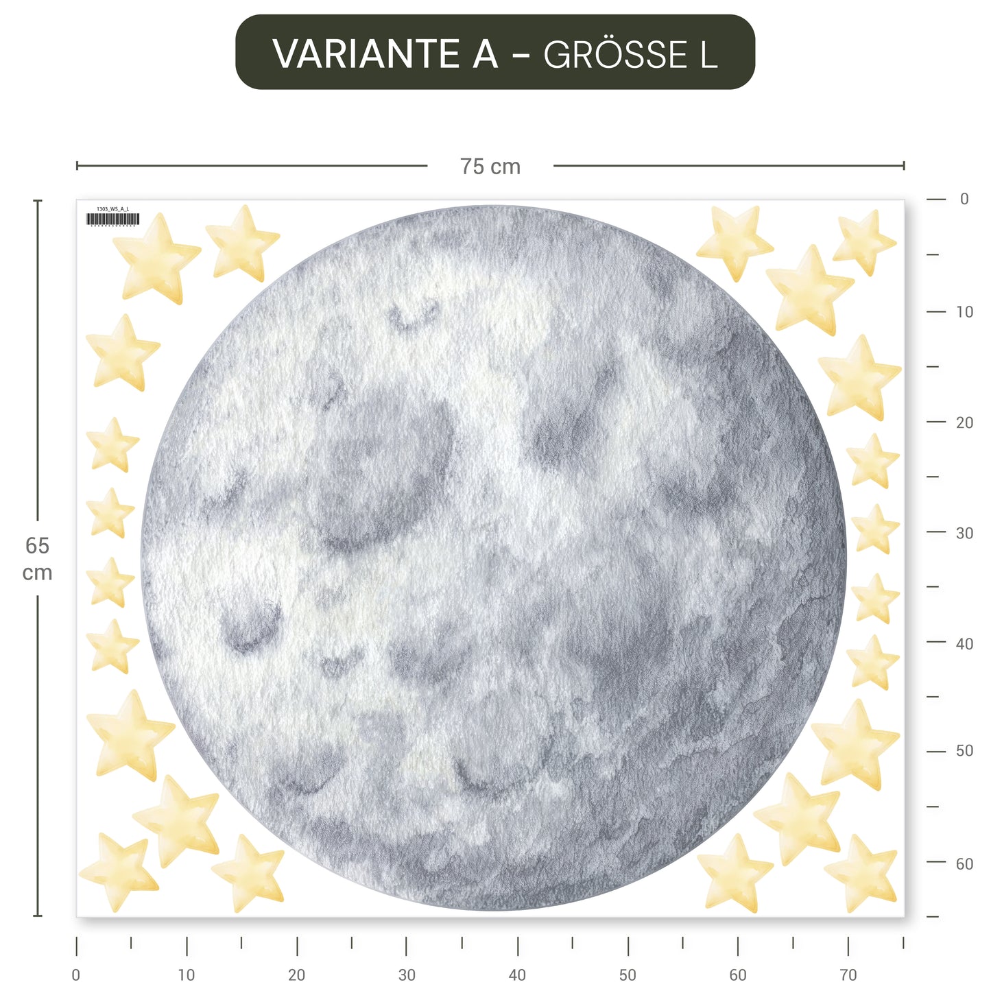 Wandsticker Mondbären