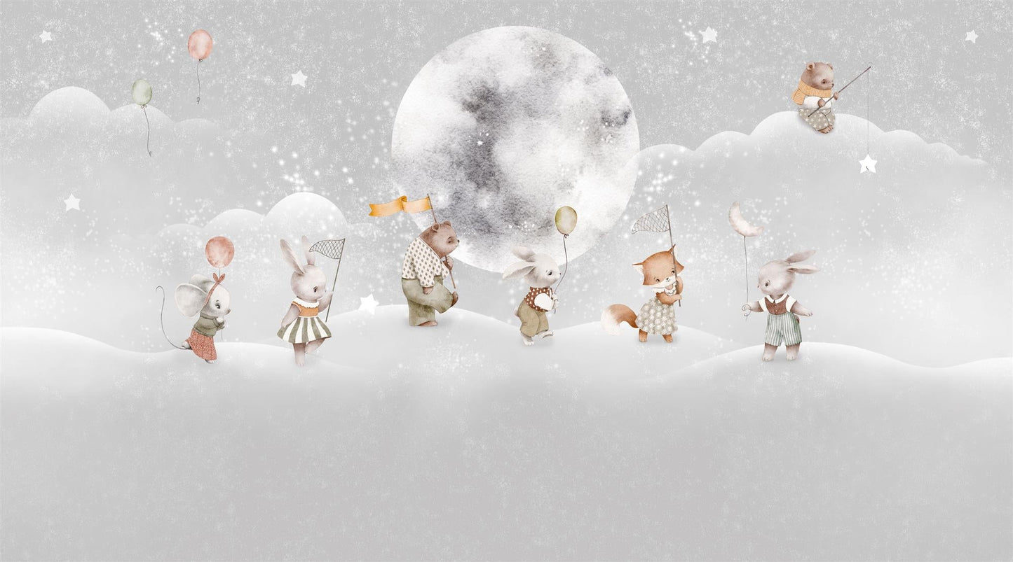 Kindertapete Mondtiere