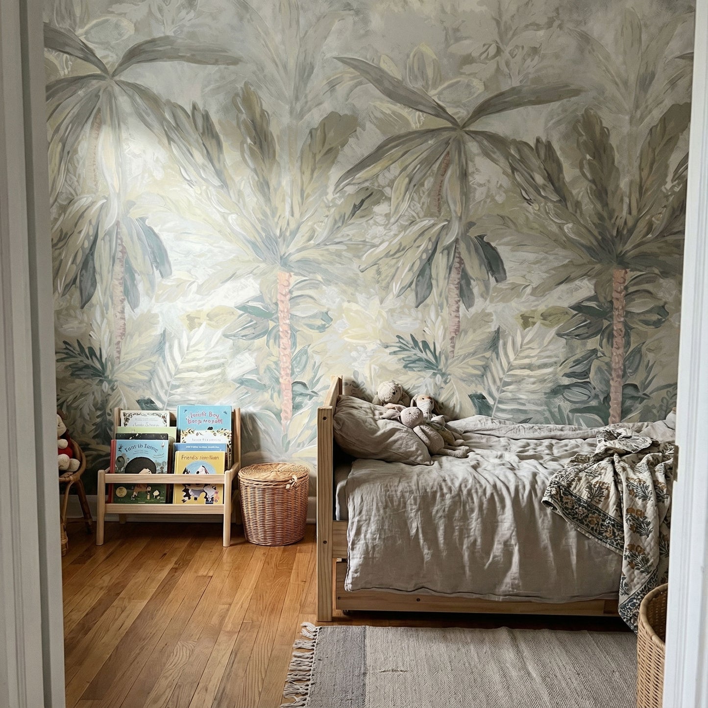 Kindertapete Sanfter Dschungel