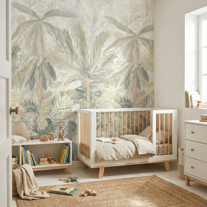 Kindertapete Sanfter Dschungel