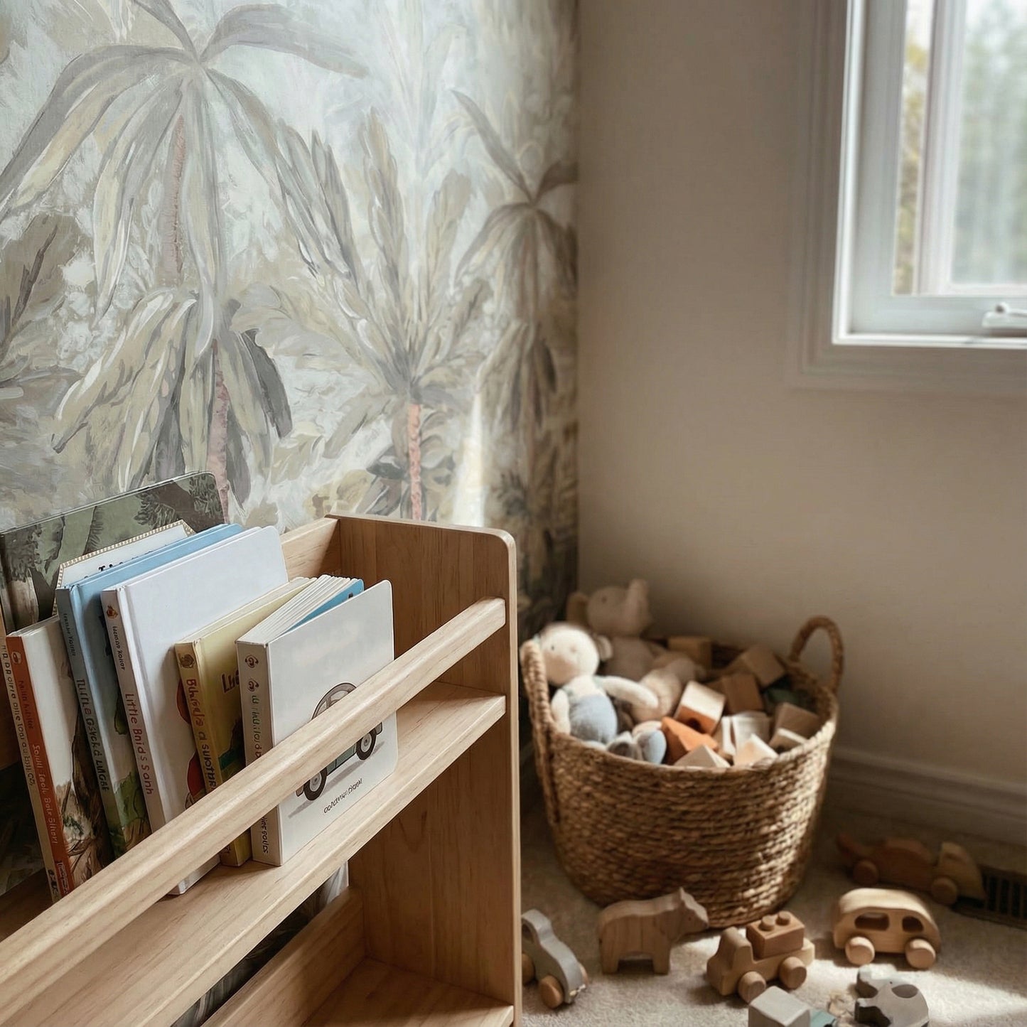 Kindertapete Sanfter Dschungel