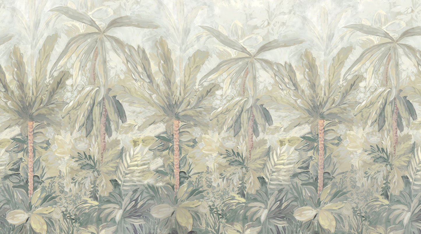 Kindertapete Sanfter Dschungel