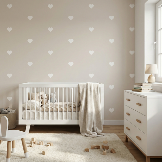 Kinder­tapete Her­zen