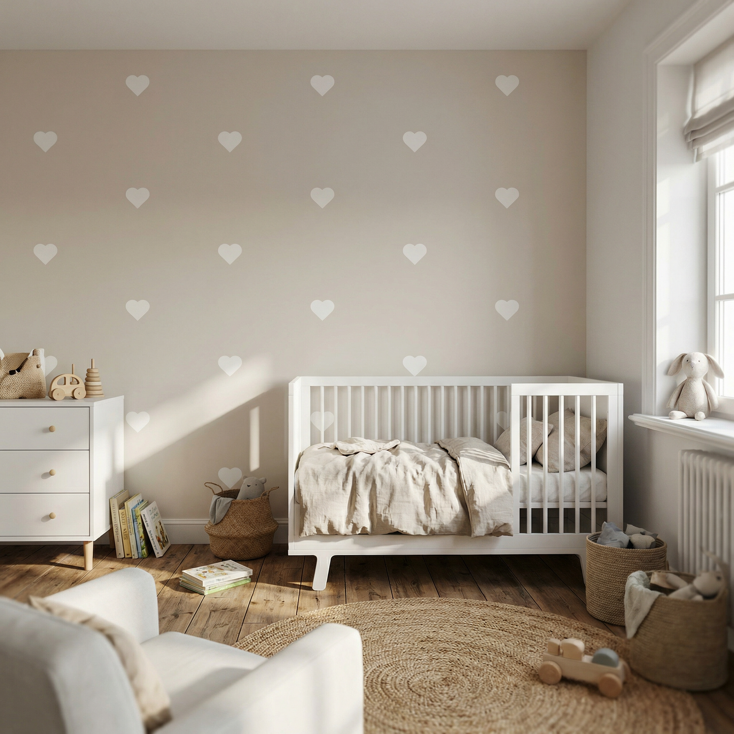 Kinder­tapete Her­zen