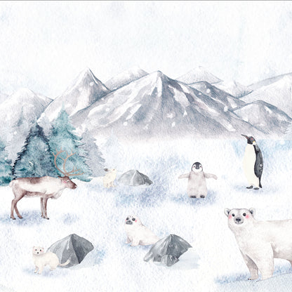 Children's wallpaper Arctic Animals