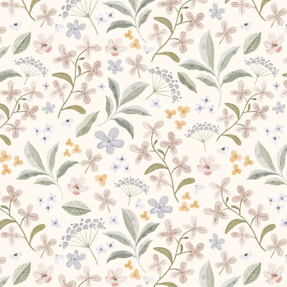 Papier peint pour enfants Monde délicat des fleurs