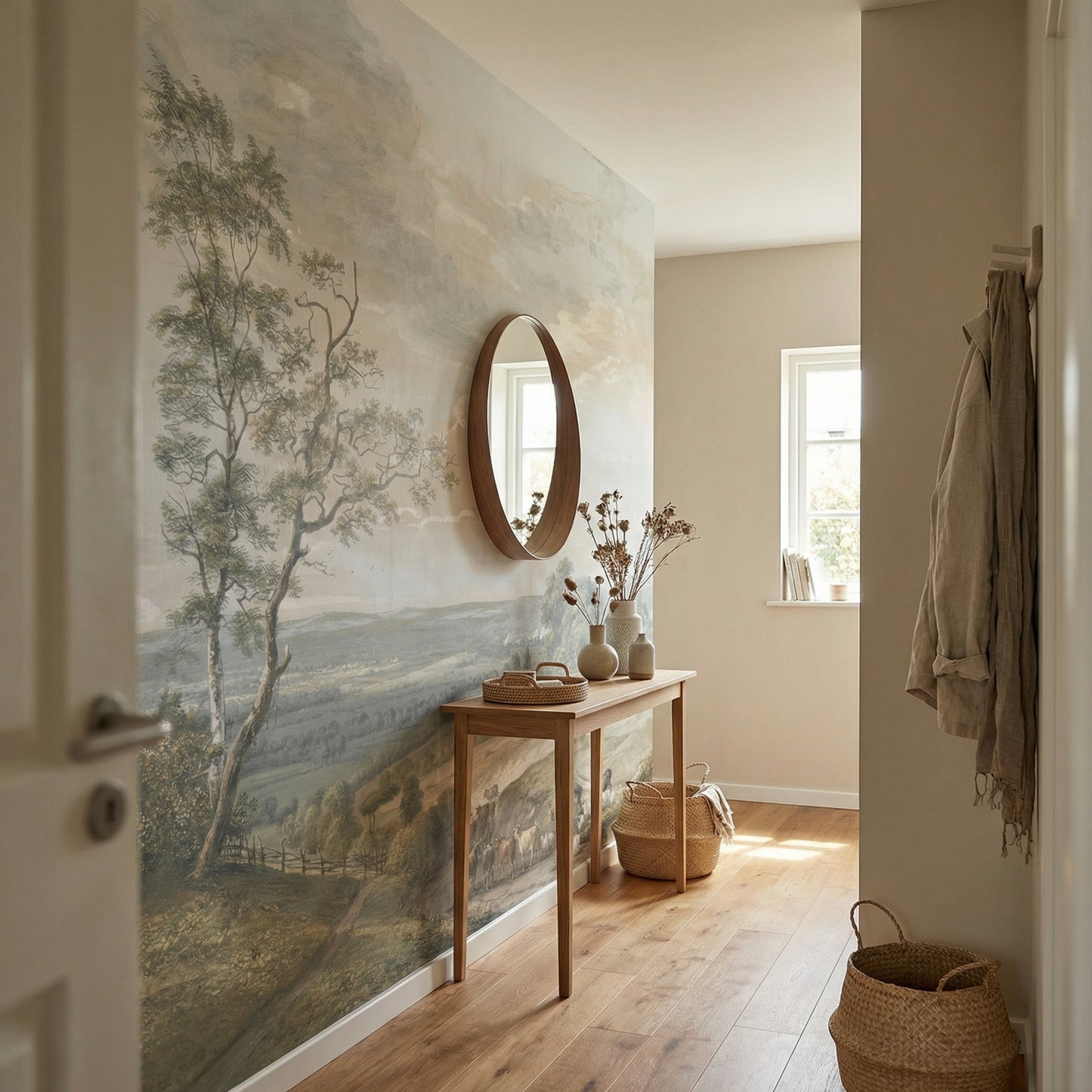 Design­tapete Vintage Land­schaft