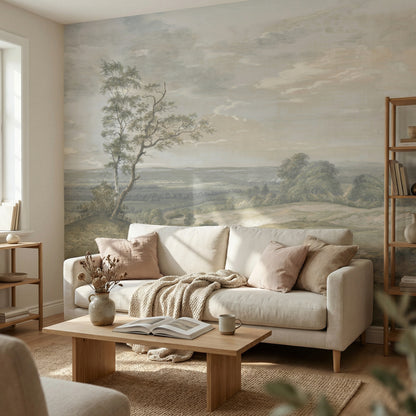 Design­tapete Vintage Land­schaft