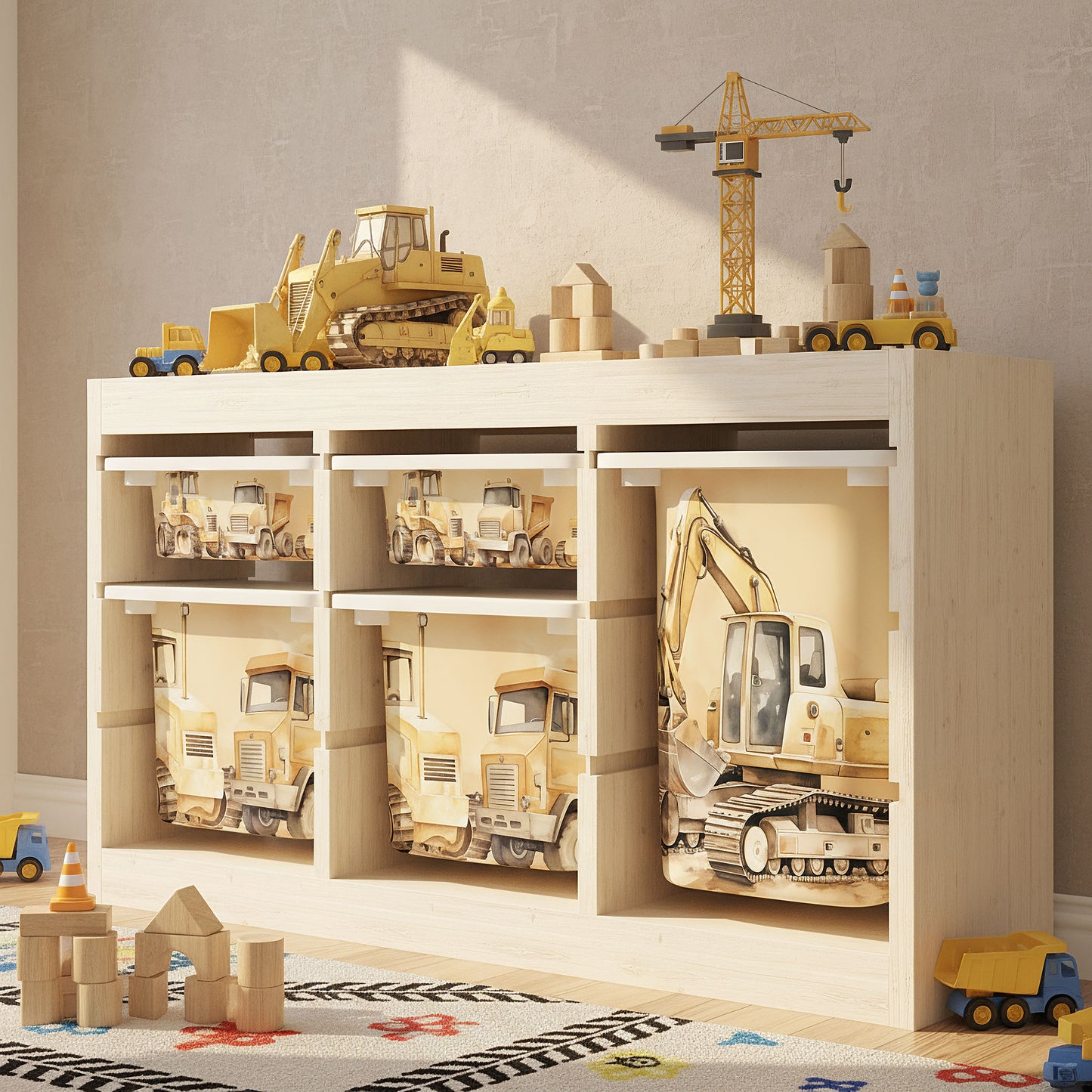 Möbelfolie für IKEA Trofast - Baustelle