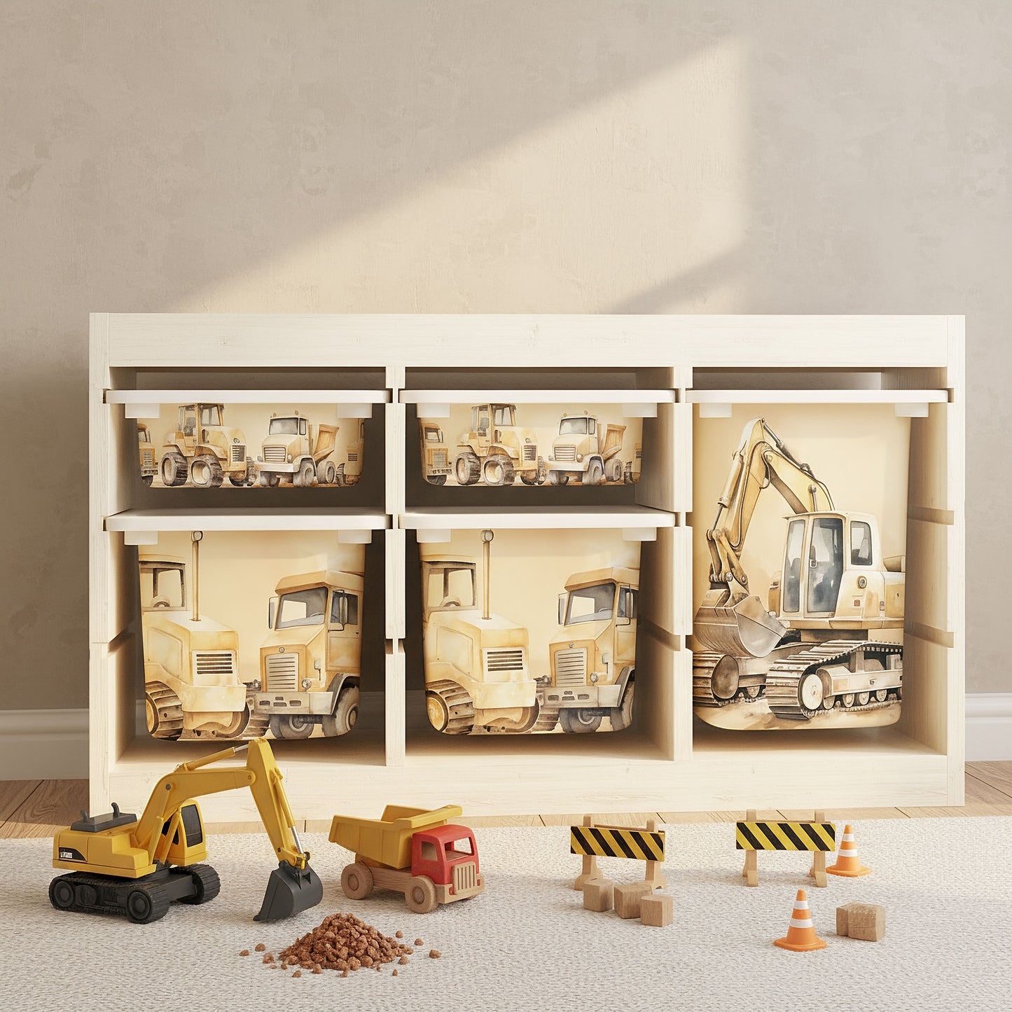 Möbelfolie für IKEA Trofast - Baustelle