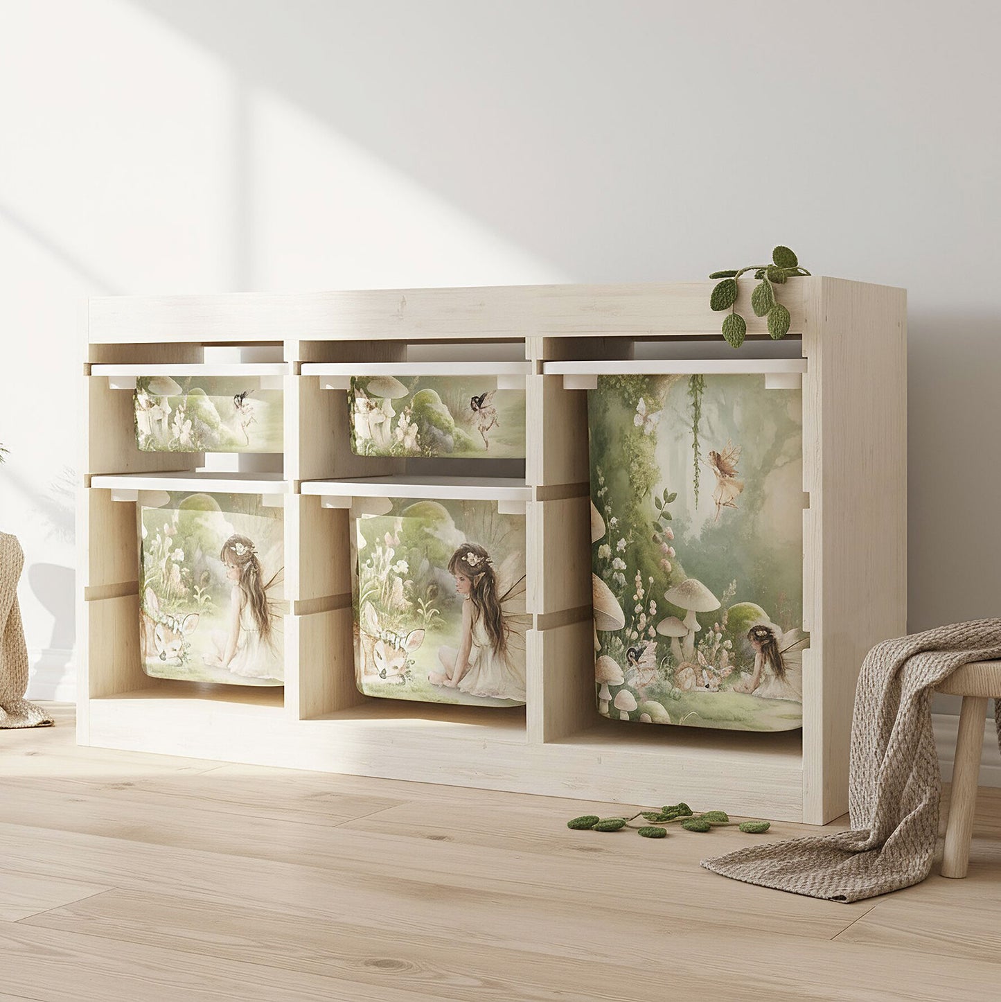 Möbelfolie für IKEA Trofast - Feenwald